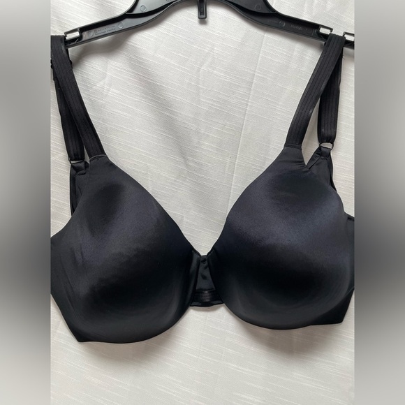 Bali All Over Smooth Underwire Bra 3W11 Black T shirt 40D Full Figure Coverage - Picture 8 of 10